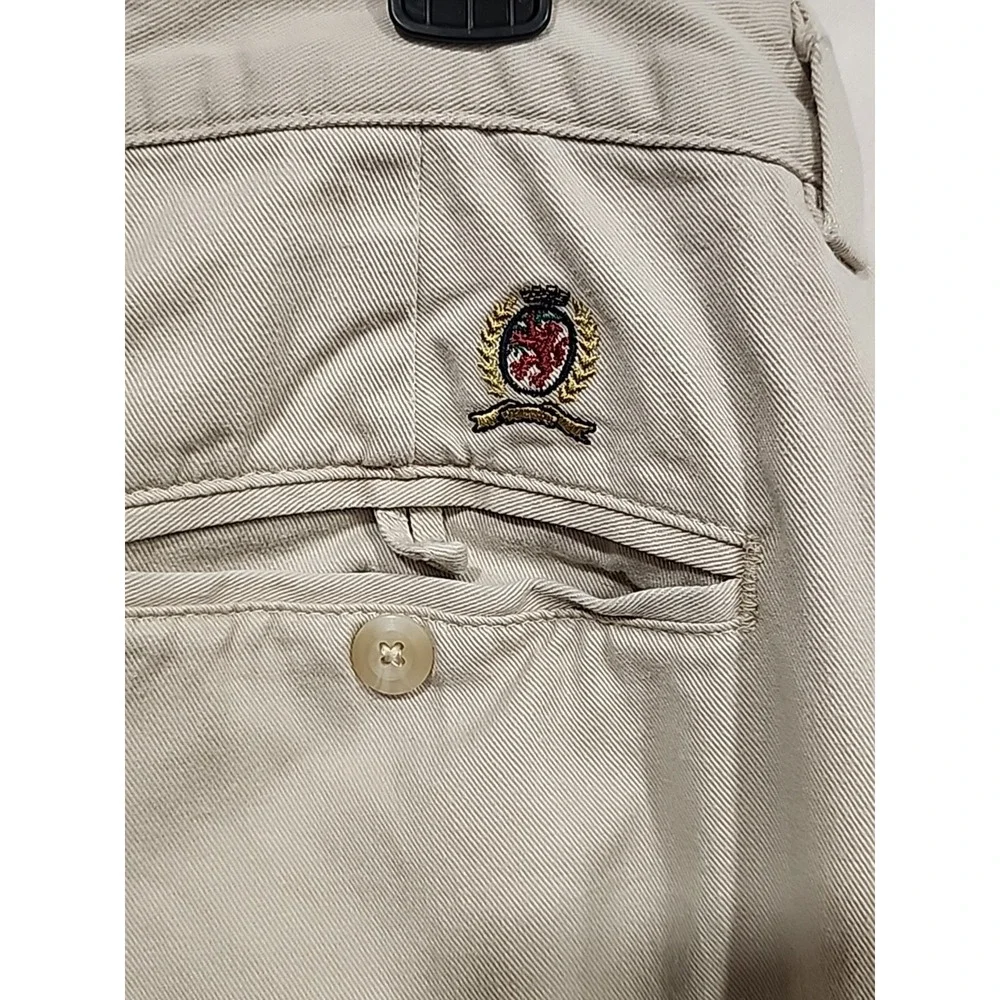 Tommy Hilfiger‎ Dress Pants Mens 36x32 Khaki, 100% Cotton Jeans 4 Pocket